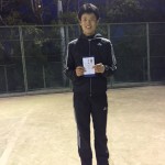 男子優勝　伊藤さん（丸亀TC）